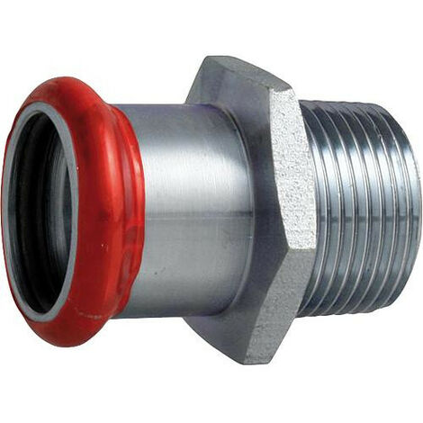 Raccord a sertir acier C Manchon de transition fem/male 22 x 3/4" Contour M