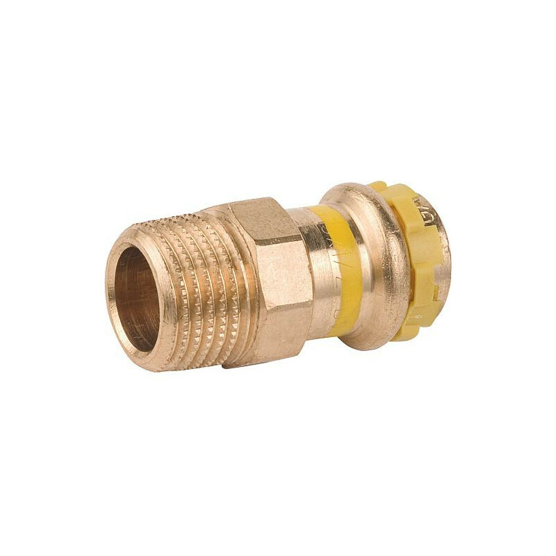 Aalberts - Raccord a sertir en bronze gaz Nipple de reduction avec male 35x1 1/2 pg 4243G Gaz contour v
