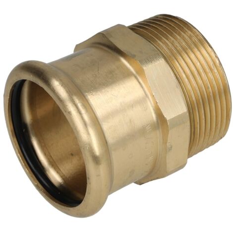 Raccord a sertir en bronze Reduction fem/mâle 42x11/2" Type 6243g WG907 contour M