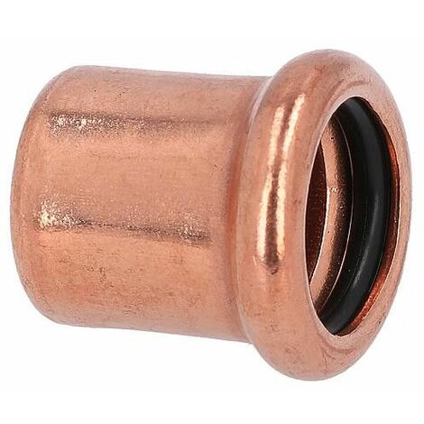 Raccord a sertir en cuivre Capuchon de fermeture diam. 15 mm Type 7301