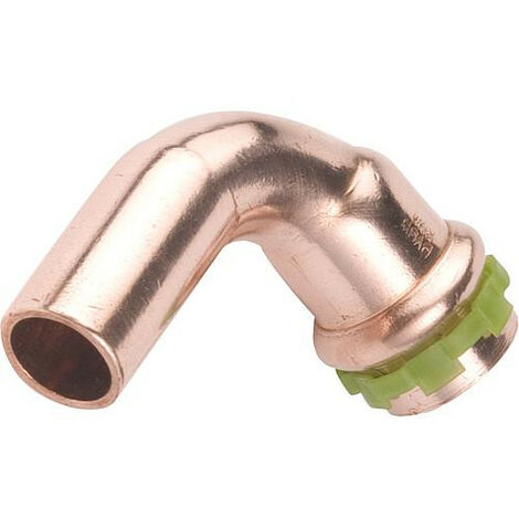 Raccord a sertir en cuivre contour V f/m diam. 35 mm Type P5001 Coude 90°