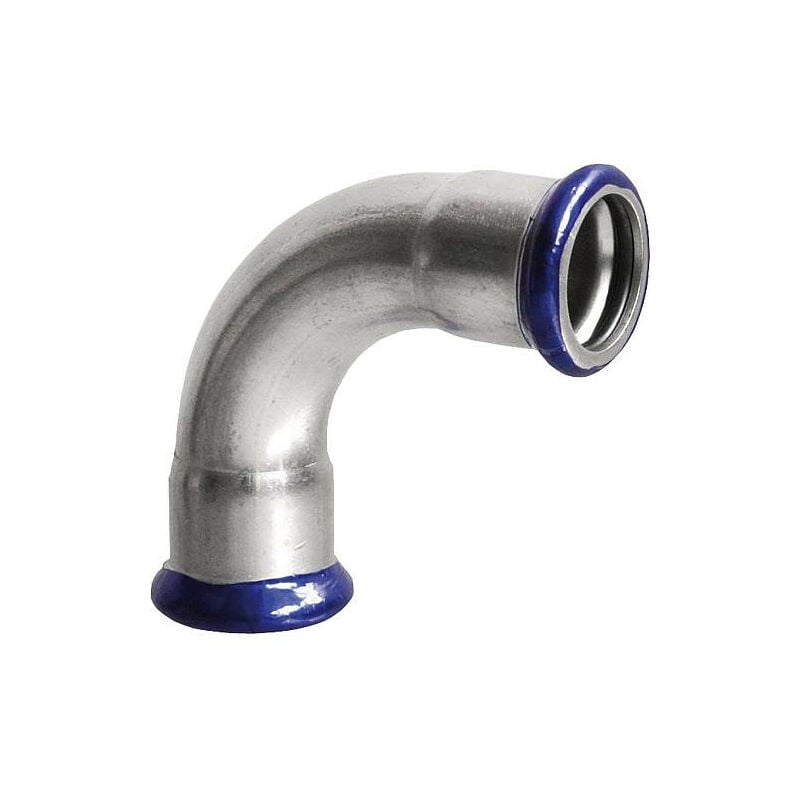 Raccord a sertir en inox Coude 90° - fem/fem - DN108 contour M