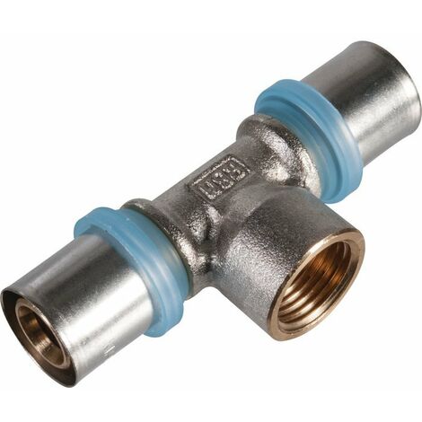 Raccord à sertir en T - Multi couche - RBM - F 3/4'