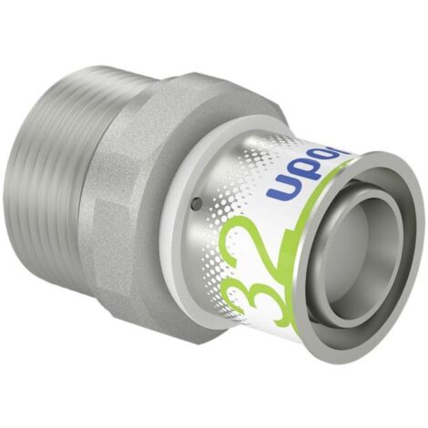 raccord à sertir - filetage mâle - s-press plus - 32 vers 1 pouce 1/4 - uponor 1070510