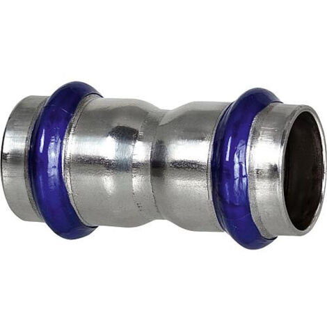 Raccord a sertir inox contour V manchon 15 mm