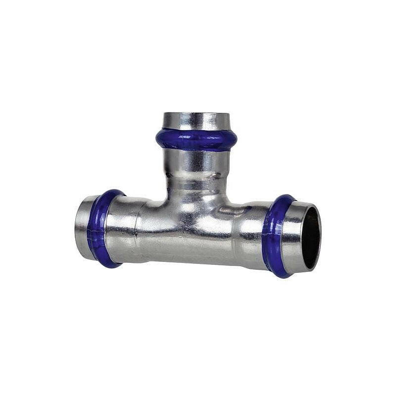 Raccord a sertir inox contour v Té 28 mm