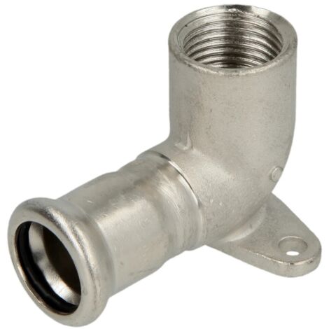 Raccord à sertir inox équerre 22 mm x ¾’’ FF contour M