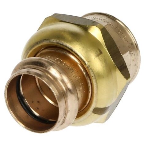 Raccord à sertir laiton rouge manchon de transition 28 mm x 1 1/4’’ FF contour V