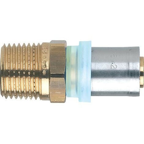 Raccord a sertir multicouche Raccord filetage male 18x2mm-1/2", contour TH