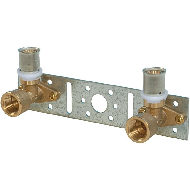 Support montage 2 appliques distance 153mm 20x2 3/4'' - comisa - 87.54.020