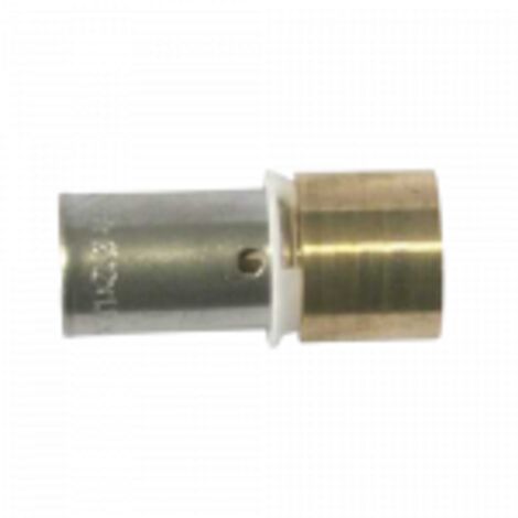 Raccord à sertir PER Ø16 et tube cuivre Ø16 - 3315-16-16 - Fixoconnect - Ayor
