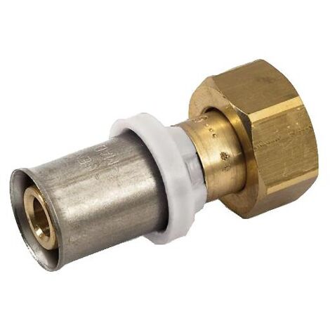Raccord à sertir pour multicouche Acopex Alu diamètre nominal 16 à écrou libre 3/4'' (20x27) - THERMACOME
