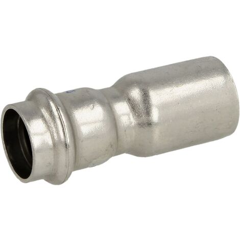 Raccord à sertir profil V en inox M/F28 x 22 mm