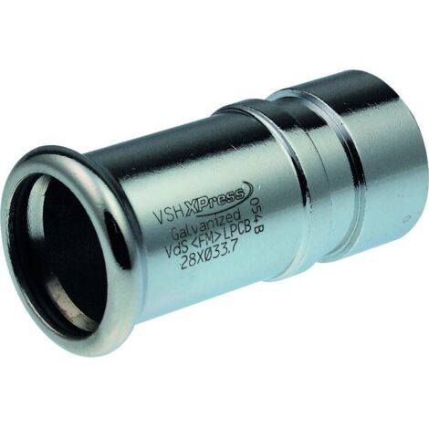 Raccord à sertir / rainuré - Xpress Carbone - Aalberts integrated piping systems - FF Diamètre 28 - 33,7 mm