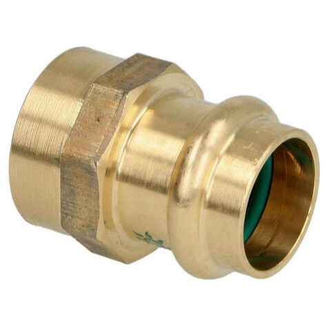 Raccord à sertir solaire cuivre F22mmxF3/4
