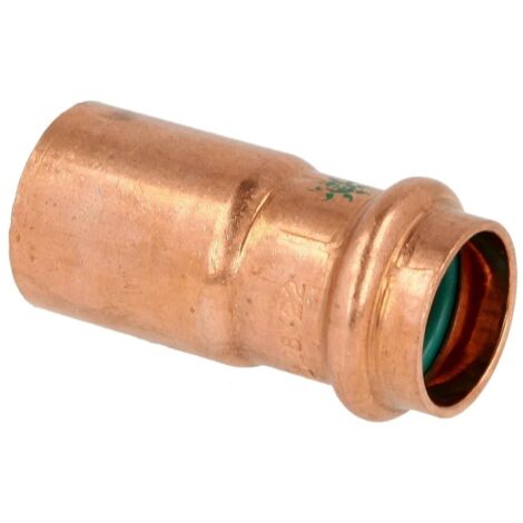 Raccord à sertir solaire transition cuivre 22  x 18 mm M/F contour V
