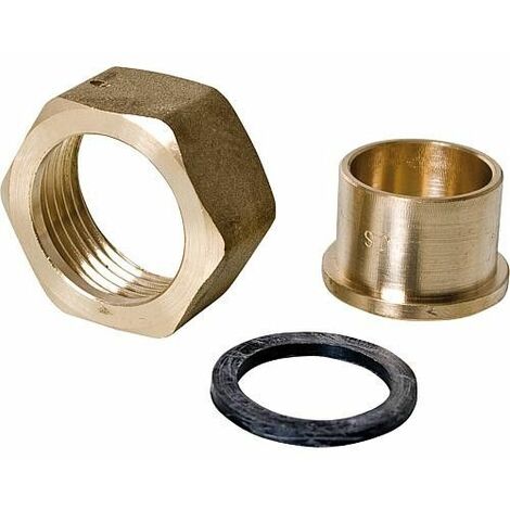Raccord a souder avec joint 3/4" x 18 mm compteur encastre 1/2" laiton simple 1pc