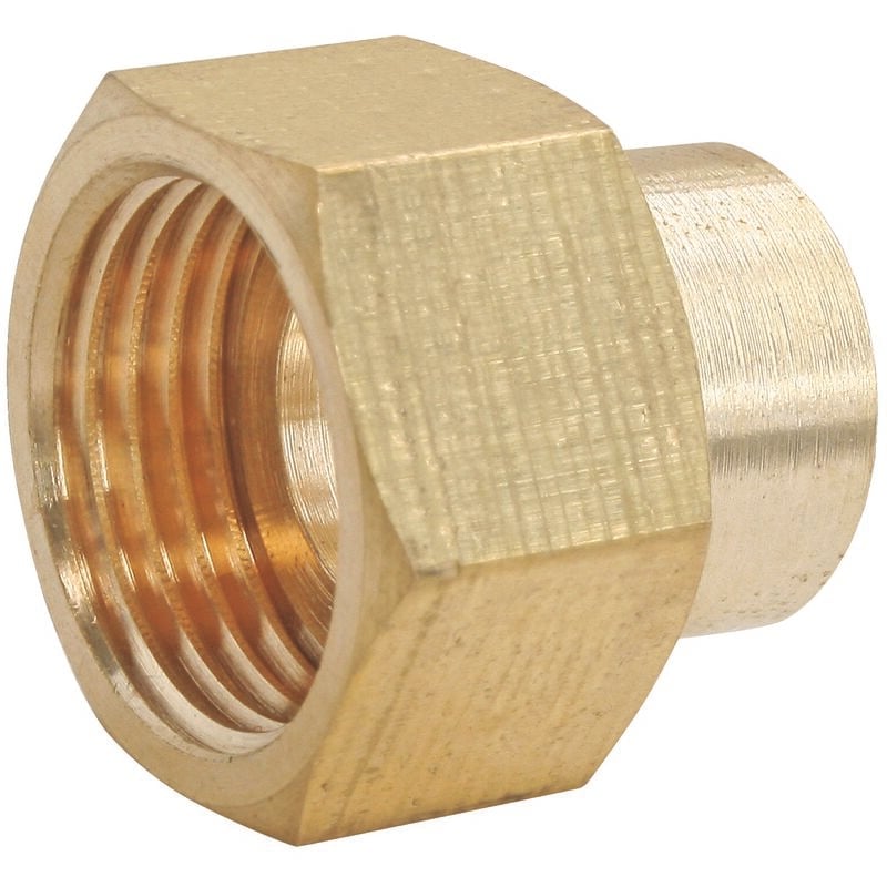 Raccord cuivre à souder - 10 Raccords laiton droit Ø14 / écrou tournant 15/21