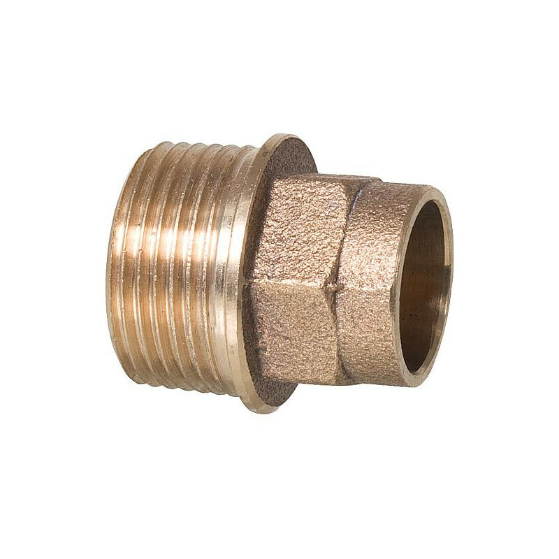 Raccord a souder en laiton rouge 4243g Nipple de transition avec filet mâle 54-Rx 1 1/2' '