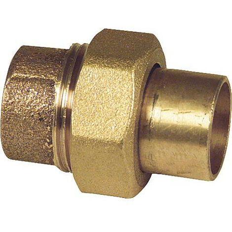 Raccord a souder en laiton rouge 4330 raccord a vis joint plat WG906