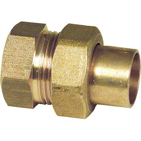 Raccord a souder en laiton rouge 4330g raccord a vis joint plat un cote filet fem. 18-R 3/4" WG906 "