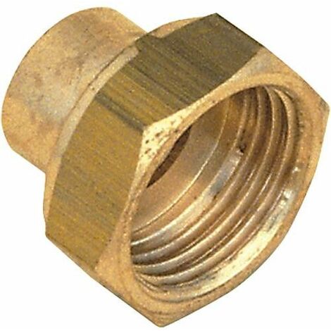 raccord a souder laiton manchon f/f 35-1 1/4"