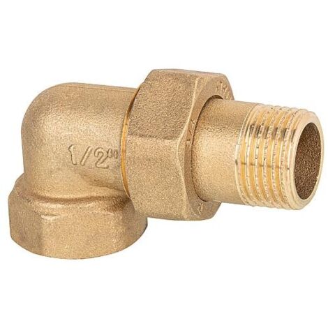 Raccord a vis coude laiton DN15 (1/2") male PN10