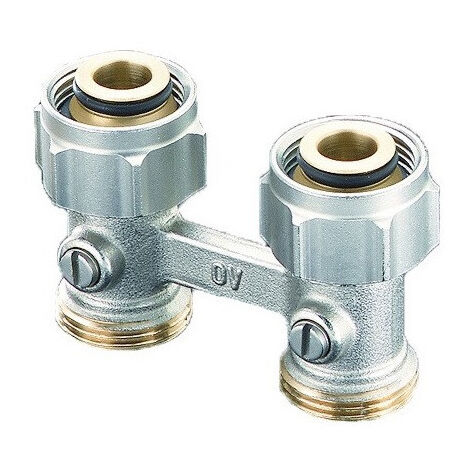 Raccord à vis d'arrêt OV ZB Multiflex F 3 / 4Z ÜMx3 / 4Z Ext MS nickelé