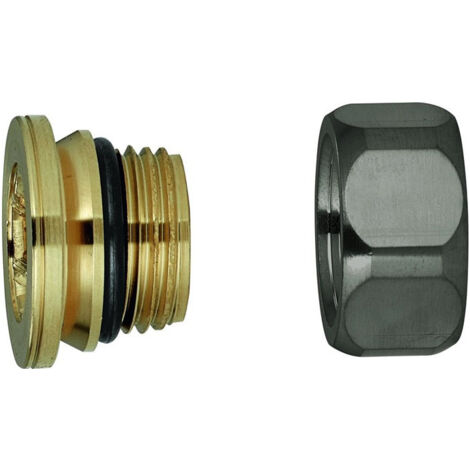 Raccord à vis Grohe 45044 1/2 pouce graphite dur brossé