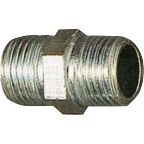 raccord A vis hexagonale double 3/4 "en acier galvanisA art 280 hydraulique