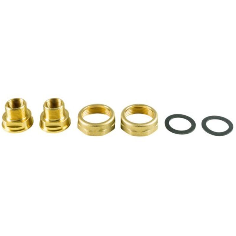 Grundfos - raccord à vis pour pompe 96433909 2000 2000 /4" x 2000 /2" filetage intérieur sur filetage extérieur 3/4", laiton, set