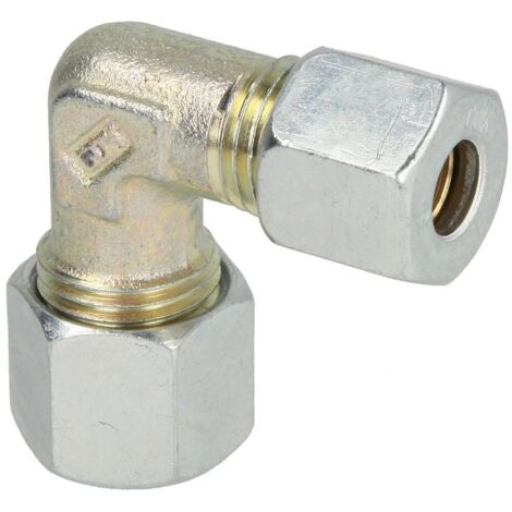 Raccord à visser coudé 10 x 8 mm réduction