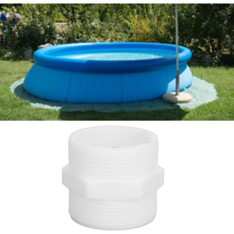 Raccord Adaptateur de Tuyau pour Pompe à Sable de Piscine 1.5 Pouces avec Joints