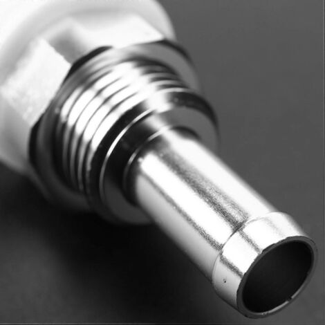 Raccord adaptateur évasé mâle 6AN vers embout cannelé 5/16 pouce pour cloison -