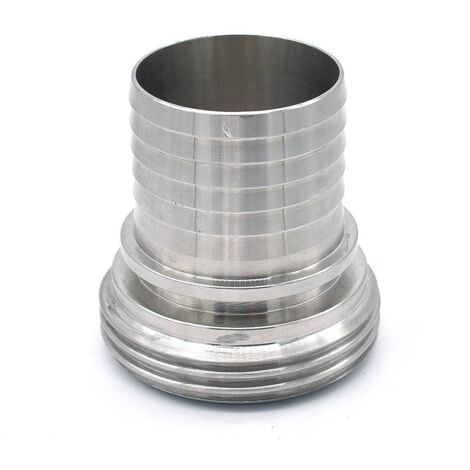 Raccord alimentaire mâle avec douille SMS inox 316 DN32