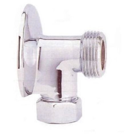 Raccord applique sanitaire (15x20) - Raccord applique sanitaire 15 x 20 - Chromé