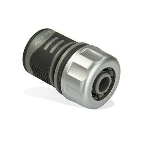 Raccord automatique avec STOP pour tuyau d'arrosage 1/2 " (15 mm ext)