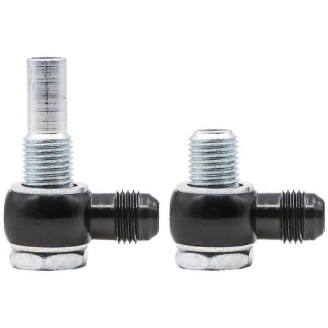 Raccord banjo à 90° pour refroidisseur d'huile de transmission turbo GM 4L80E, filetage 6AN x 1/4 NPSM.