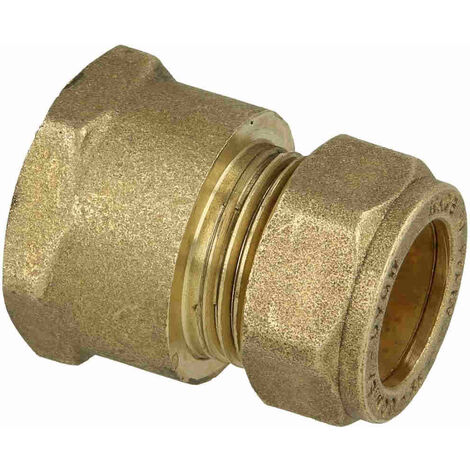 Raccord bicône laiton, pour cuivre ø15 mm F1/2