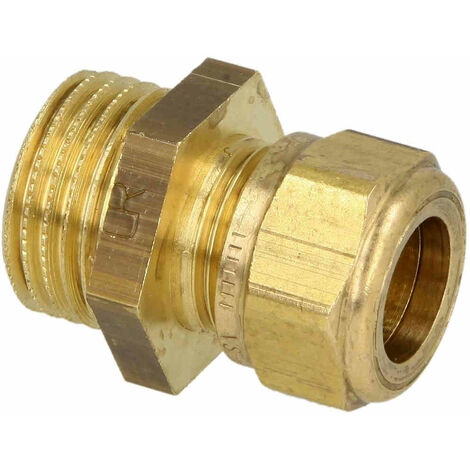 Raccord bicône laiton, pour cuivre ø15 mm M1/2