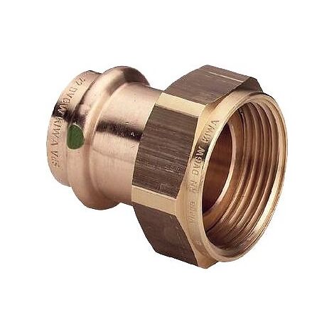Raccord bronze F CU diamètre 12 écrou 20x27 - VIEGA SARL