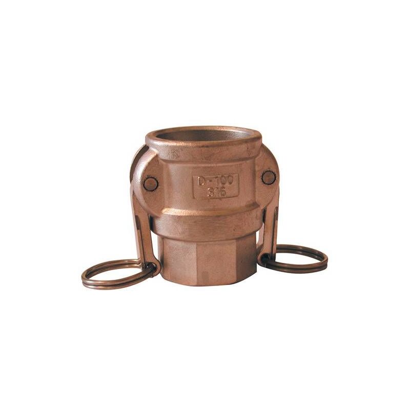 Raccord camlock femelle - filetage femelle bsp en laiton ø a: 5''Ø b: 5''