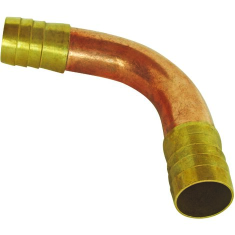 Raccord cannelé Coude égal - Pour tuyau d'arrosage Ø15 ou 16mm