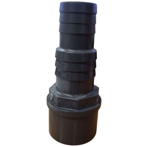 Raccord cannelé diamètre 38 - 32 mâle ø50 à coller. - Interplast