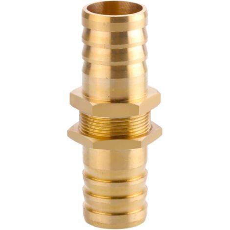Raccord cannelé en laiton 1/2", filetage femelle, épisseur de métaux, barbillons, raccord tuyau, connecteur adaptateur pour air, eau, huile (épaisseur 8 mm) Pagode 19 Mm Petit Cuivre