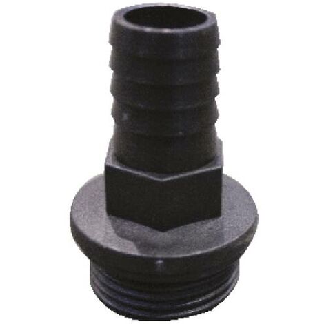 RACCORD CANNELE PLASTIQUE MALE 1'' x 25 PACKAGE RENSON