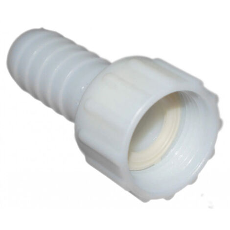 Raccord cannelé polyamide écrou libre femelle 20 x 27 pour tuyau 19 mm