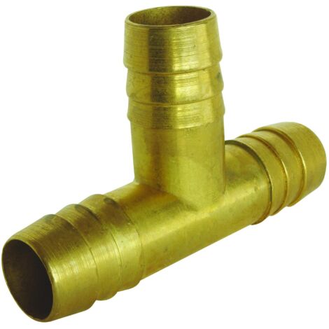 Raccord cannelé Té égal - Pour tuyau d'arrosage Ø39mm