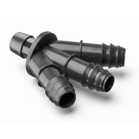 Raccord cannelé Y 3 voies  Ø16mm