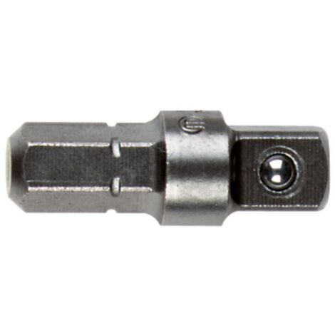 Raccord, carré mâle 1/4"/ queue six pans 1/4" metabo